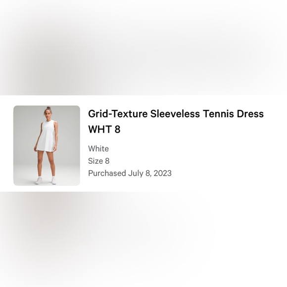 Lululemon Grid Textured Athletic Dress - Picture 3 of 3